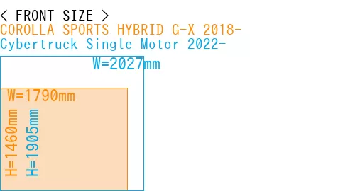 #COROLLA SPORTS HYBRID G-X 2018- + Cybertruck Single Motor 2022-